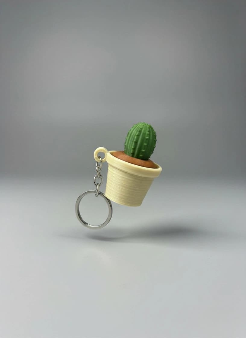Kaktüs Clicker Anahtarlık